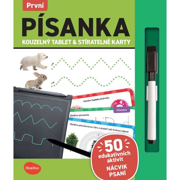 Kouzelný tablet & stíratelné karty – První PÍSANKA