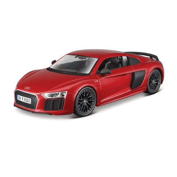 Maisto Maisto - Audi R8 V10 Plus, metal červená, assembly line, 1:24