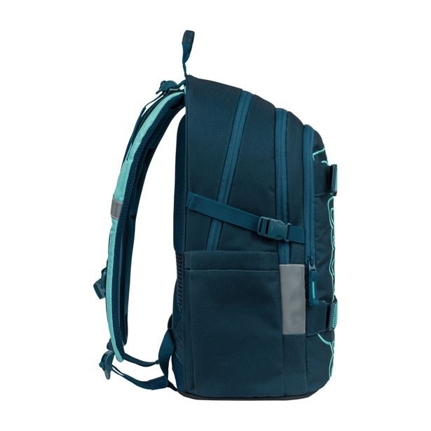 BAAGL SET 5 Skate Petrol: batoh, penál, sportovní taška, ledvinka, obal na notebook GRS