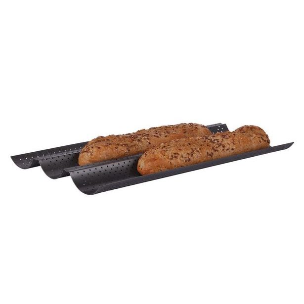 TORO FORMA NA BAGETY 38X24,5CM UHLÍKOVÁ OCEL_hamashop