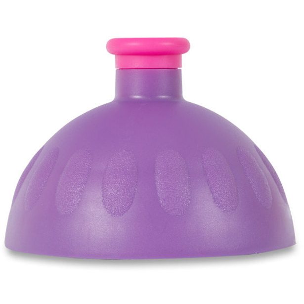 Zdravá lahev - víčko fialové/zátka fialová fluo