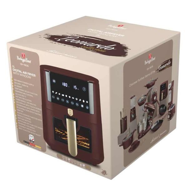 BERLINGERHAUS Horkovzdušná fritéza 8 l Matte Leonardo Collection BH-9606