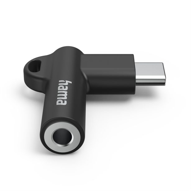 Hama audio adaptér USB-C na jack 3,5 mm, aktivní, kompaktní