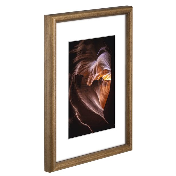 Hama rámeček dřevěný PHOENIX, hnědý, 10x15 cm