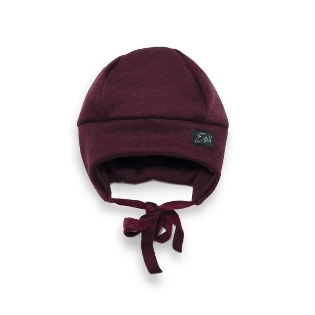 ESITO Čepice pro miminko Warmkeeper ZOE Garnet - vínová