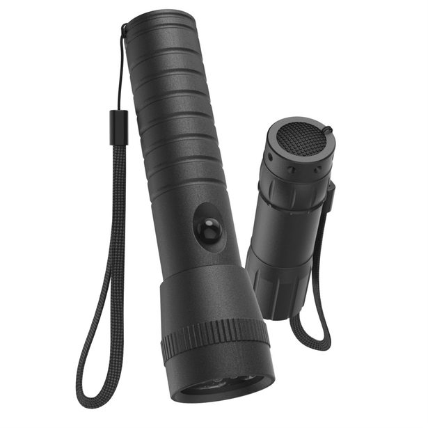 Hama FL-DUO, LED svítilny, hliníkové, 25 lm / 60 lm, poutko na ruku, vč. baterií, set 2 ks