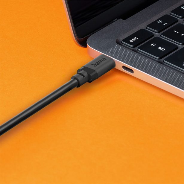 Hama USB A-C kabel 0,75 m, USB 3.2 Gen1 5 Gb/s, černý