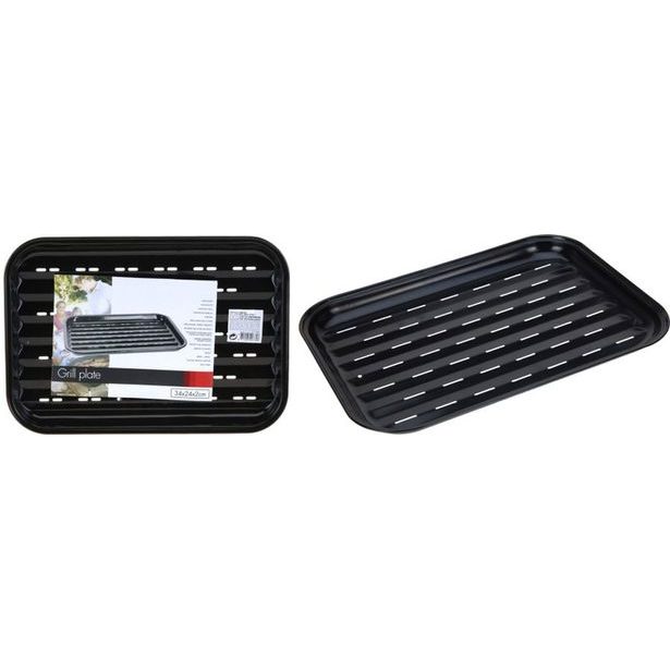 tác gril.1ks, 34x24x2cm, obd., děrov., nepřilnavý, kov