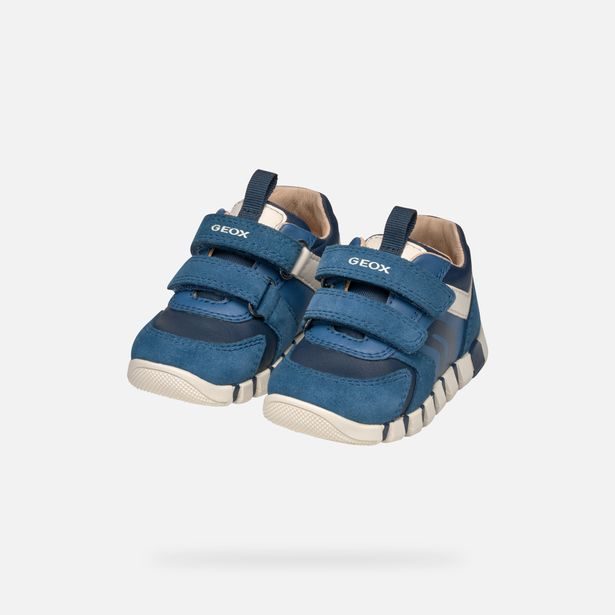 Modré chlapecké boty pro první krůčky Geox Iupidoo Boy