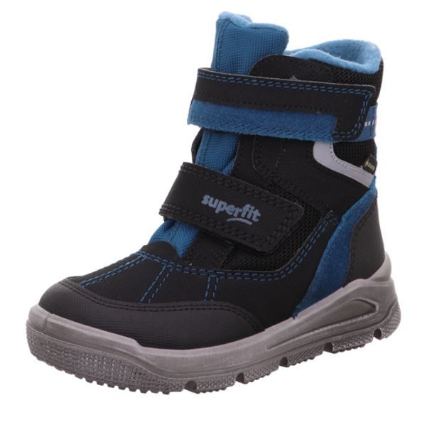 Dětské zimní boty Superfit 1-009077-0000 MARS black/blue
