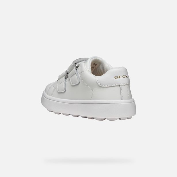 Bílé chlapecké tenisky Geox Minicub