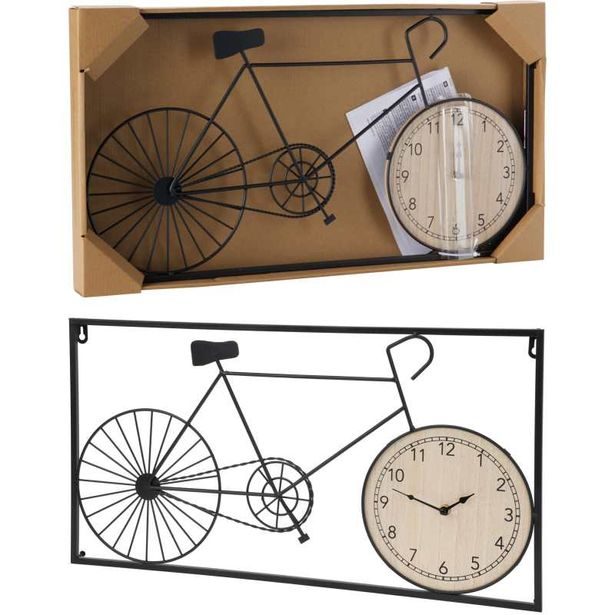 HOMESTYLING Hodiny nástěnné dekorativní kolo KO-HZ1601330