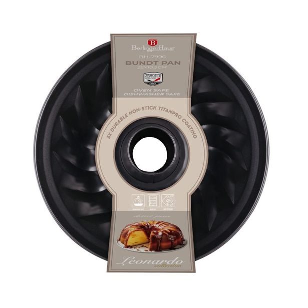 BERLINGERHAUS Forma na bábovku s titanovým povrchem 25 cm Leonardo Collection BH-7996