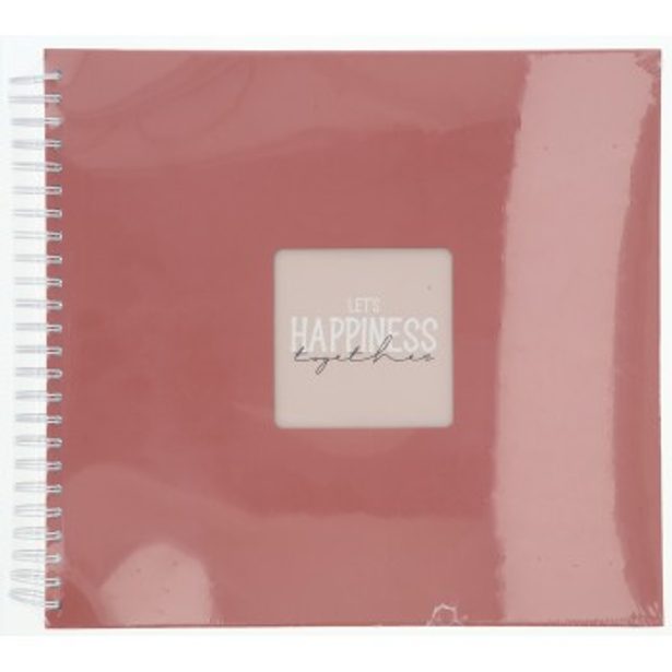 Hama album klasické spirálové FINE ART 36x32 cm, 50 stran, terra, bílé listy