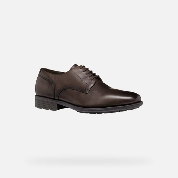 Hnědá pánská společenská obuv Geox Walk Pleasure F