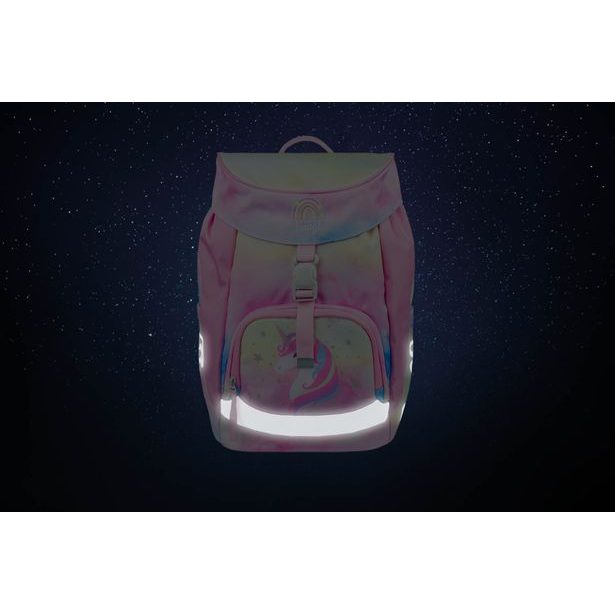 BAAGL SET 3 Airy Rainbow Unicorn: aktovka, penál, sáček