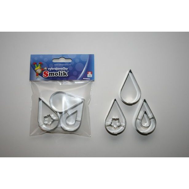 vykr. 0778 Kapka+kapky střed, sada-3ks