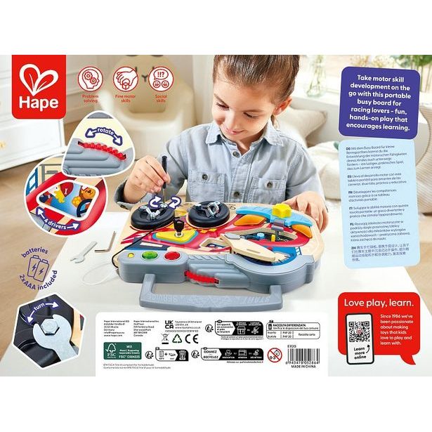 Hape Interaktivní hrací deska Malý závodník