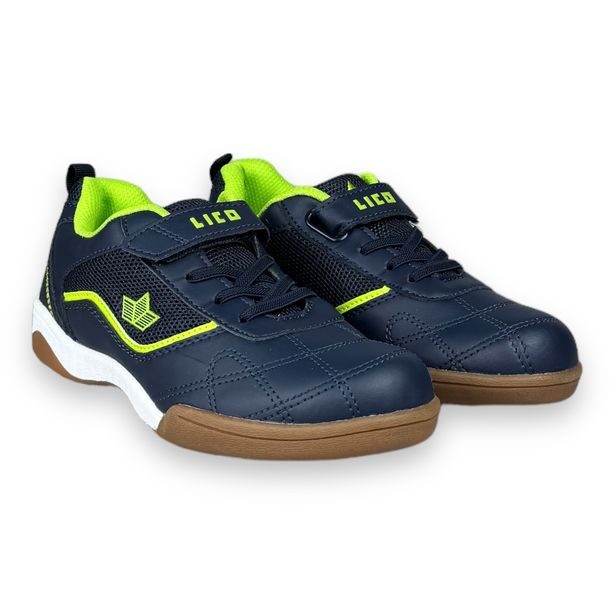 Dětská sálová obuv LICO - Marine/lemon