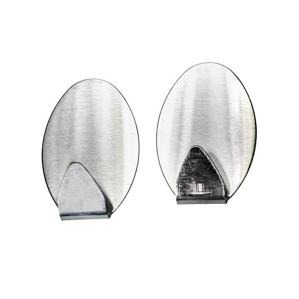 háček- 2ks-ovál 3,5x5cm velký, NR,samolepící