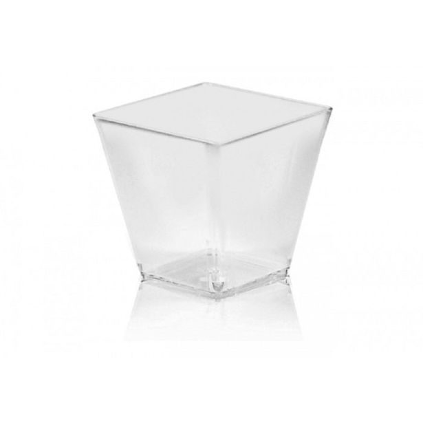 pohárek 100ml-50ks-FINGERF. 5,9x5,9x5,4cm, plast