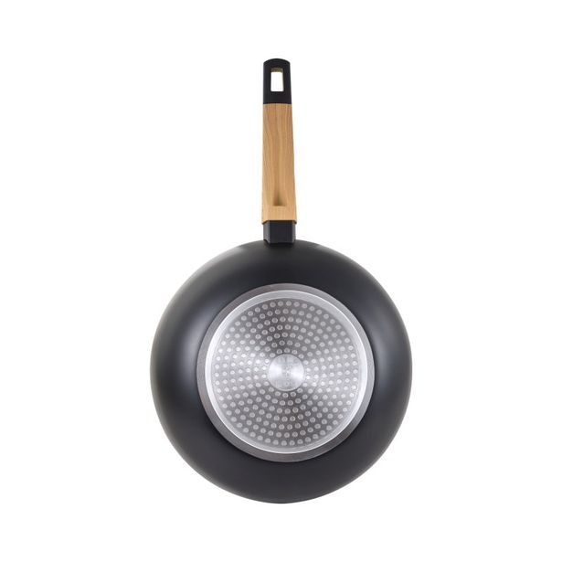 BERGNER Wok pánev s nepřilnavým povrchem 28 cm Earth Black BG-34627-BK
