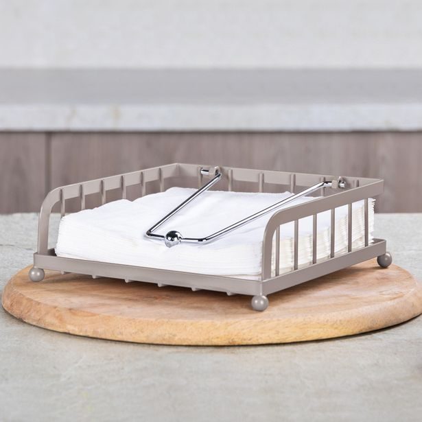 BERLINGERHAUS Držák na ubrousky Taupe Collection BH-8592