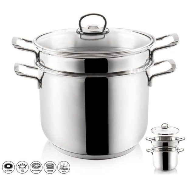 hrnec+PO d22cm NR (6,0l) ANETT, v.26cm, na těstoviny