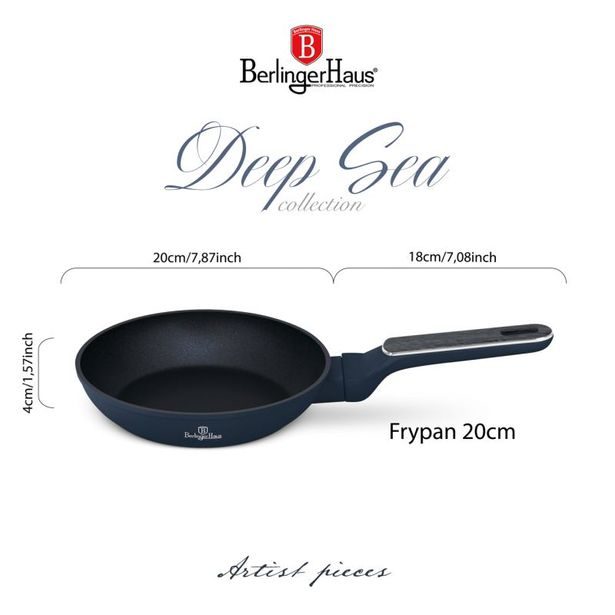 BERLINGERHAUS Pánev s titanovým povrchem 20 cm Deep Sea Collection BH-8364