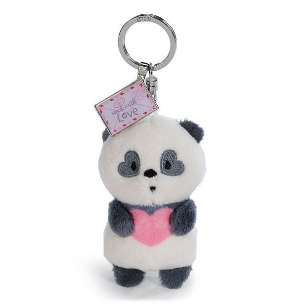 NICI NICI klíčenka Panda Love s kovovým přívěskem 8cm