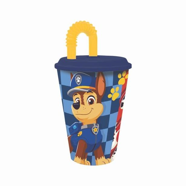 STOR KELÍMEK S BRČKEM PAW PATROL 430ML, PLAST