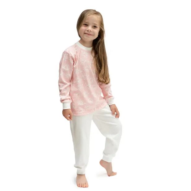 ESITO Dívčí pyžamo Cream Heart - růžová