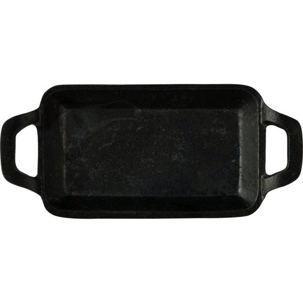 MASTERPRO Pekáč litinový s podstavcem COOK & SHARE 17x10x2,5 cm černá BGMP-3807-EM