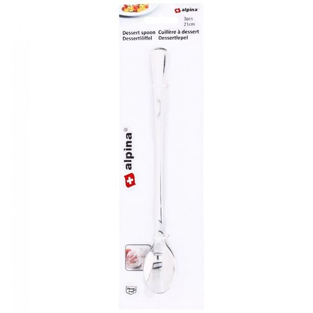 ALPINA Dezertní lžička nerez ocel sada 3 ks 21 cm ED-222456