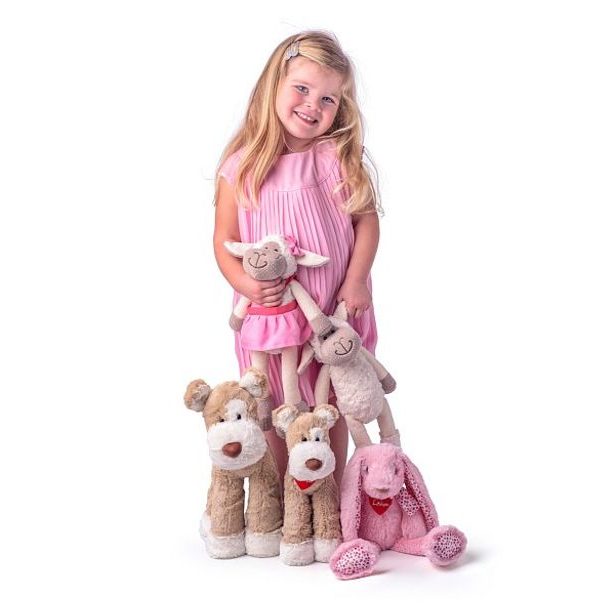 Zajíc Stella růžový velký 38 cm