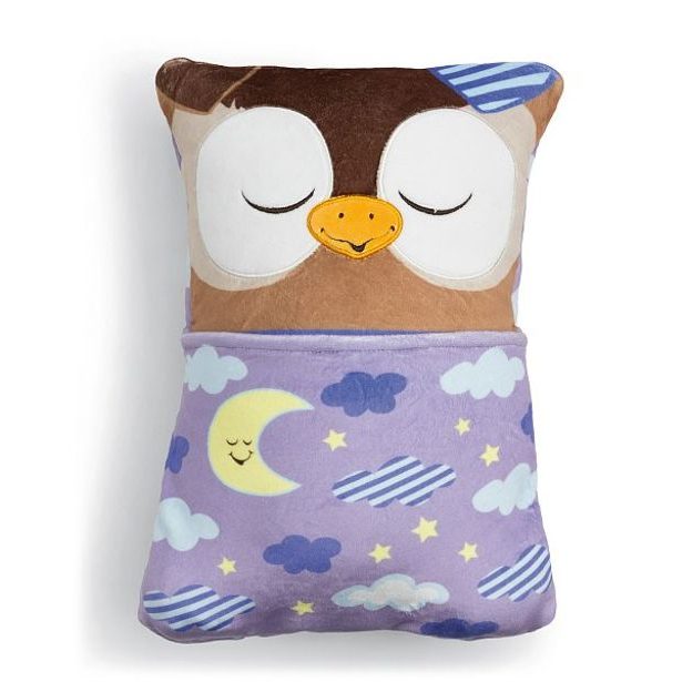 NICI NICI Cosidoos plyš Sova oboustranný motiv 30x20cm