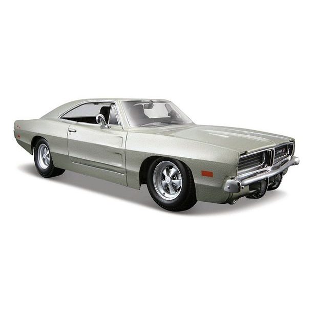 Maisto Maisto - 1969 Dodge Charger R/T, stříbrná, 1:25