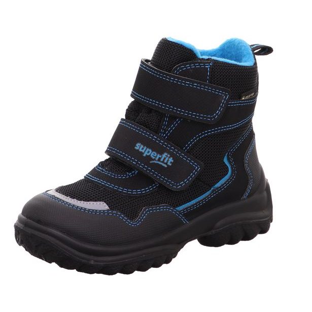 Dětské zimní boty Superfit 1-000024-0010 SNOWCAT Schwarz/Blau