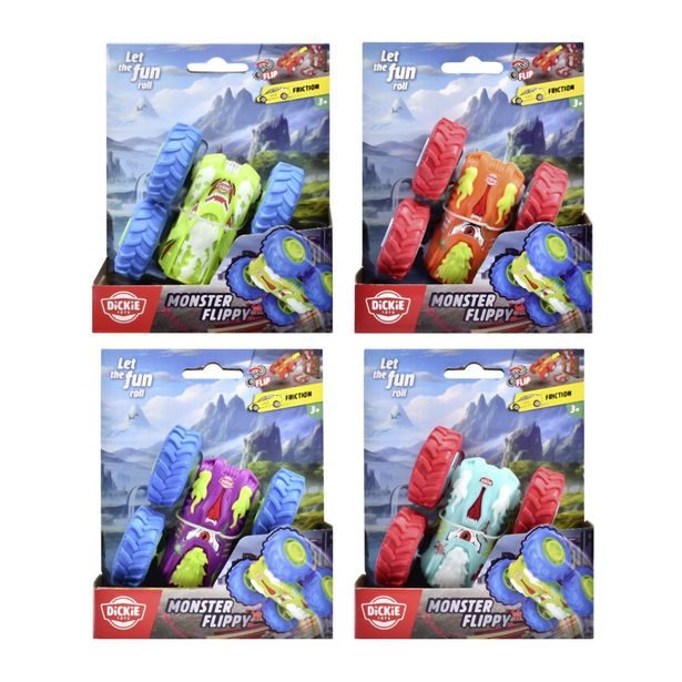 Auto Monster Flippy, 4 druhy