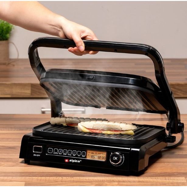 ALPINA Kontaktní gril s automatickými programy 2100W ED-247344
