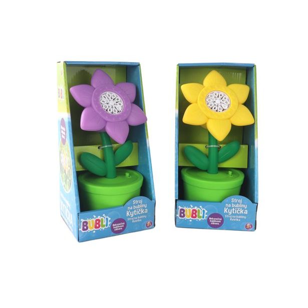 BUBLI Stroj na bubliny kytička žlutá