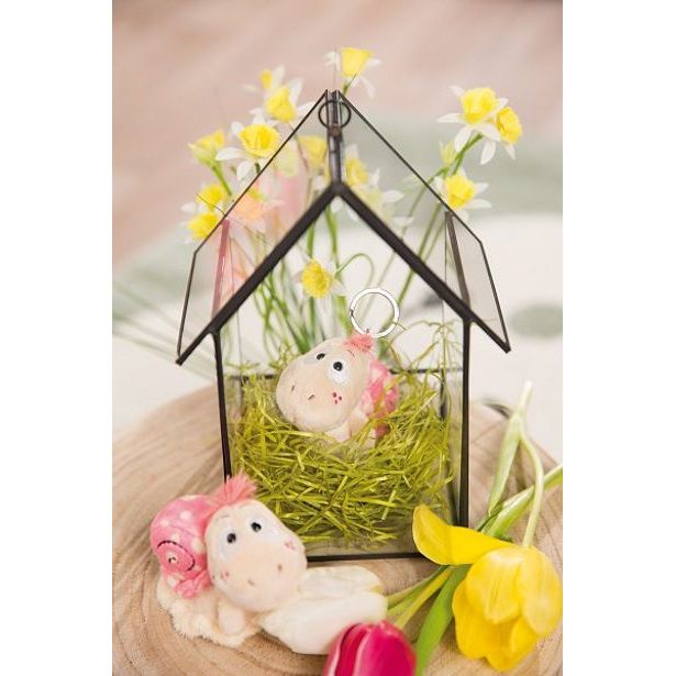 NICI NICI klíčenka Šnek 10cm, růžový