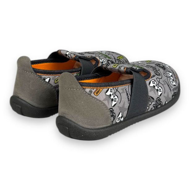 Chlapecké BAREFOOT domácí obuv Befado Softer - šedé game