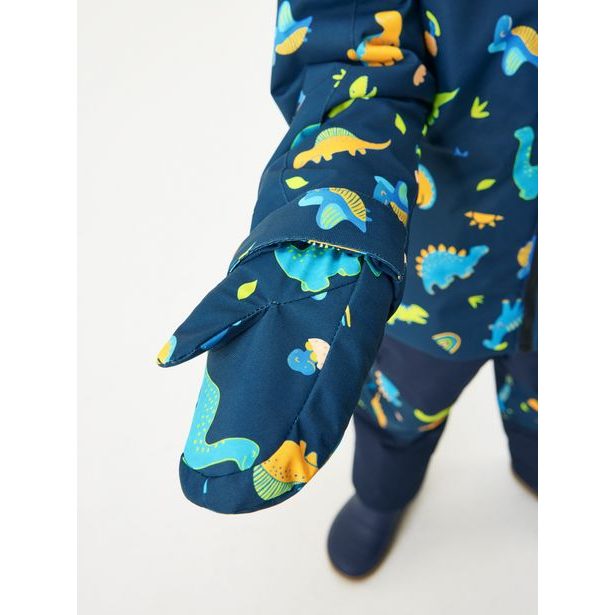 Unuo Dětské zimní rukavice Polar, Dinosauři