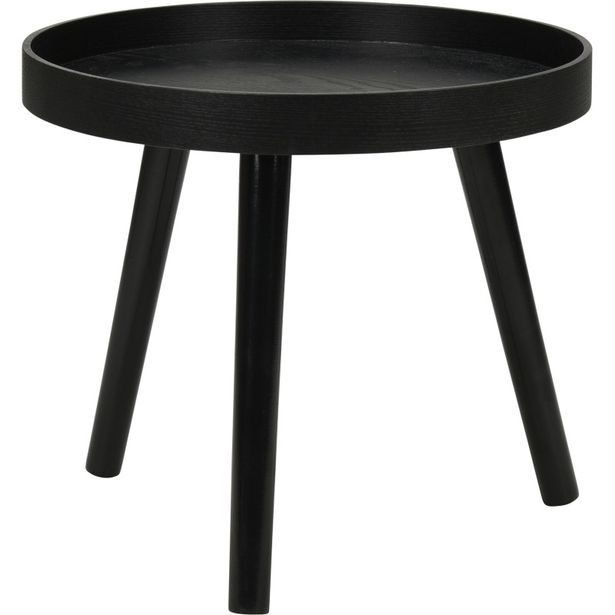 HOMESTYLING Odkládací stolek sada 2 ks borovice černá KO-KR8200300
