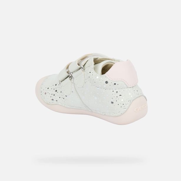 Bílé dívčí tenisky Geox Tutim