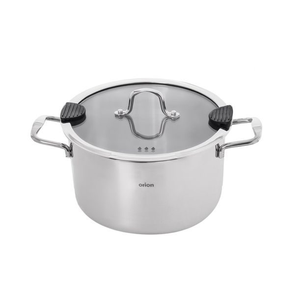 O Kastrol nerez VENICE 6,2 l poklice sklo