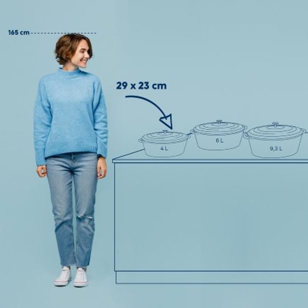 KELA Pekáč litinový s poklicí CALIDO 29x23x11cm šedá KL-12859