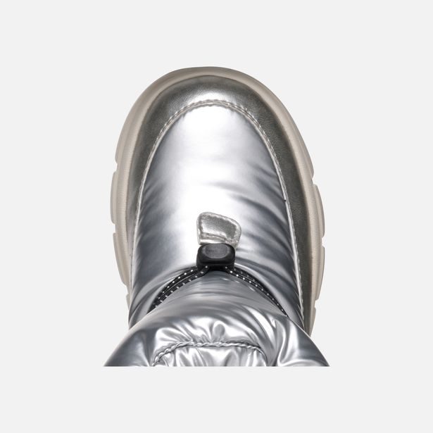 Stříbrná dívčí zimní obuv Geox Willabooa