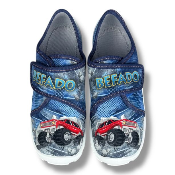 Chlapecká domácí obuv Befado 974X507 - modré